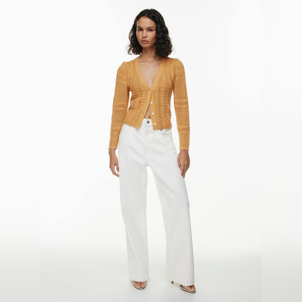 Wilfred Splendour Cardigan in Apricot Peach - Size S - Picture 2 of 12